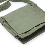 Cotton Canvas Messenger Bag - Natural and Soft Jute