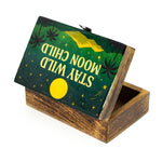 Medium Enamelled Box  - Stay Wild Moon Child