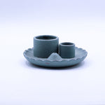 Palo Santo Stick & Smudge Holder - Lotus Flower - Blue
