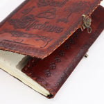 Large Book of Shadows - Dark Tan - 200 pages decle-edged - 25x18x3cm