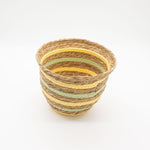 Seagrass & Straw Vase Shaped Baskets  - Natural Yellow & Green - Set of 3