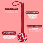 Wormwood Massage Hammer - Red