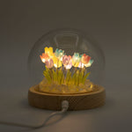 Floral Glow Garden Dome - 20 Multi Tulips - LED USB