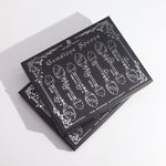 Set of 7 Bronze Gemstone Crystal Witch Spoons