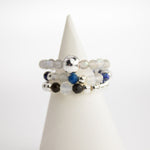 Nymph Spirit Gemstone Ring Set - Northern Lights