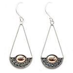 Silver & Gold Earring - Luna Balance