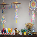 Extra Large Drama Dreancatcher - Pastal Rainbow