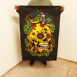 Cotton Wall Art (70x110cm) - Dead of the Dead Skull