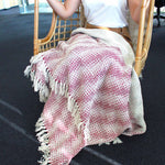 Boho Comfort Throws - Ruby Two Tone