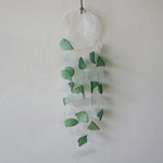 Copis & Glass Drop - Green & White Glass