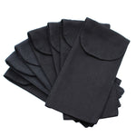 Cotton Pouch for Gemstone Face Rollers – Black (9 × 19 cm)
