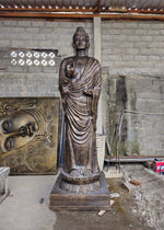 Tall Antique Gold Standing Buddha Statue - 3m Tall