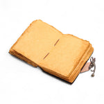 Fat Deckled Leather Notebook – The Book of Untold Stories – 15x10 cm