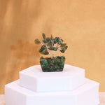 Mini Gemstone Tree On Orgonite Base - Green Aventurine (15 stones)