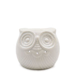 Classic White Oil Burner - Short Owl