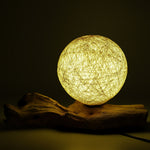 DriftGlow Lamp Cotton Wrap Cream Shade