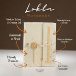 Lokta Mixed Flowers Notebook – Mini (12x8cm) – 40 Leaves