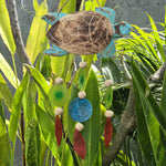 Aqua Turtle Carving and Copis Drop