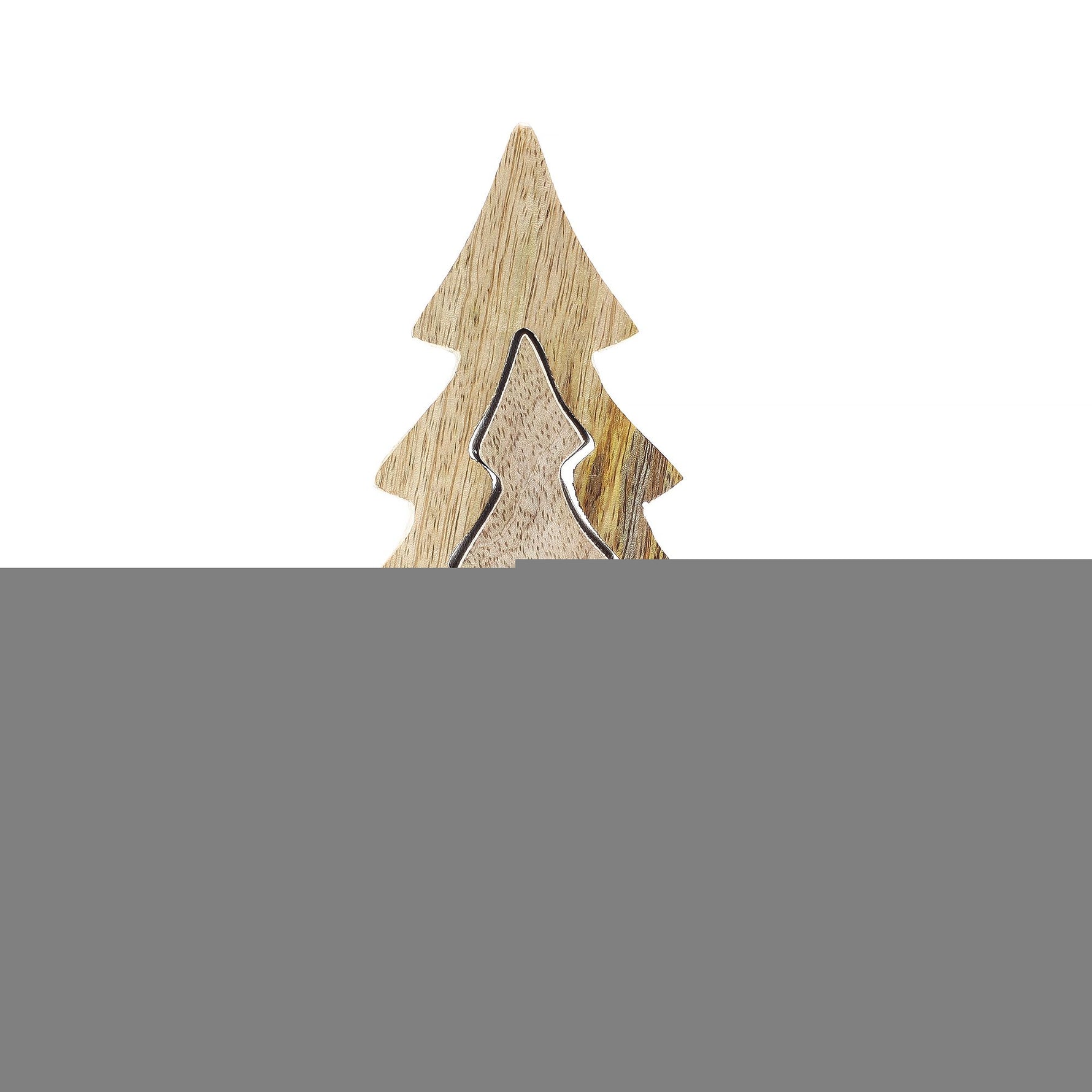 Lost in the Forrest - Small Tree in a Tree Wooden Decoration - 15x10cm