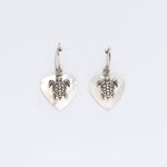 Shell & Silver Earrings - Sea Turtle - MOP