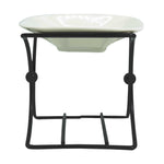 Ceramic & Metal Square Stand