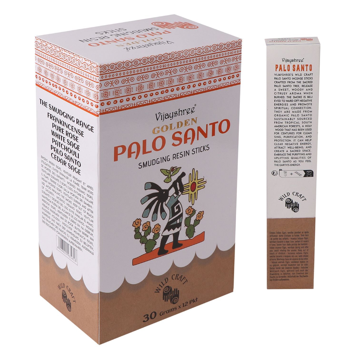 Golden Palo Santo Smudging Resin Sticks – 30g