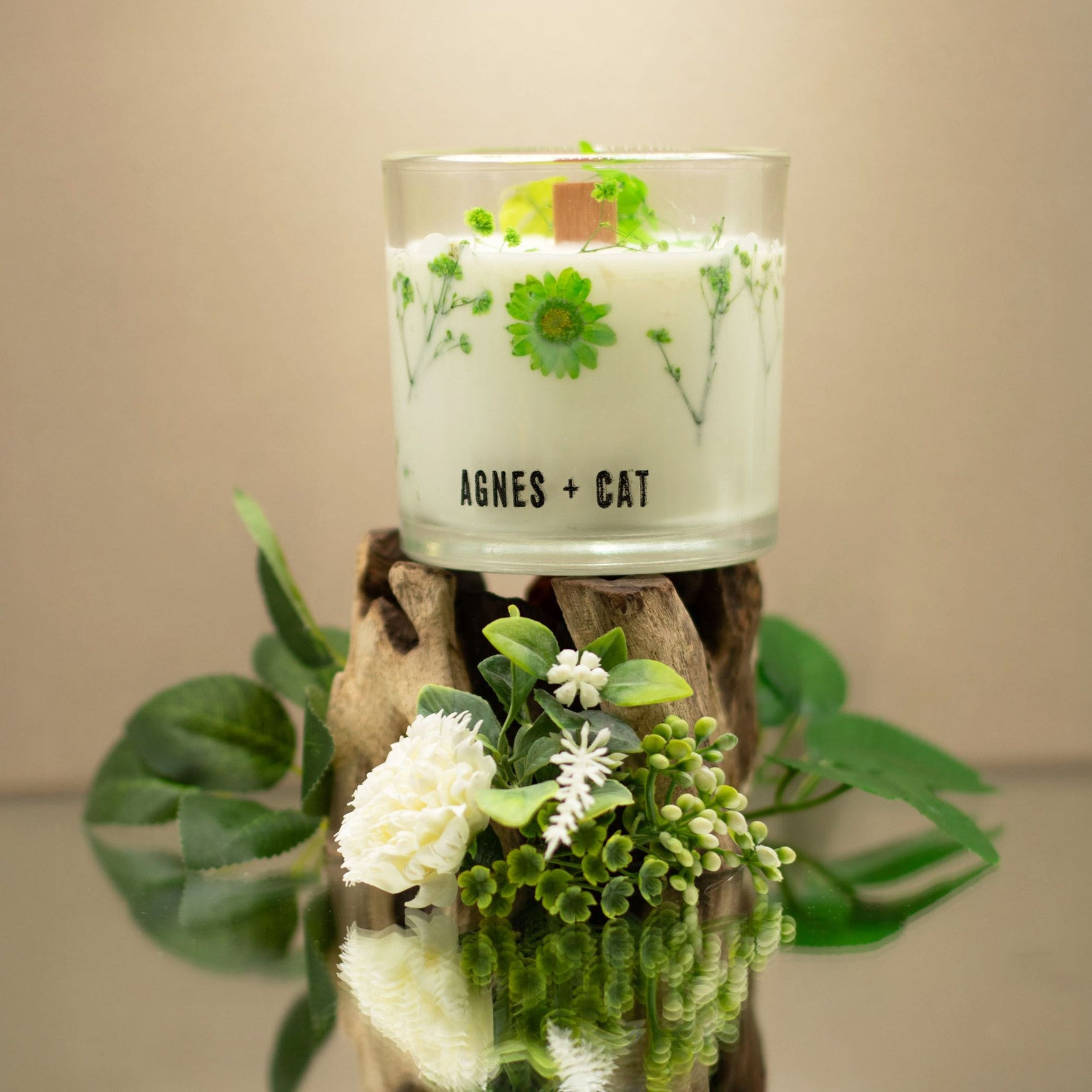 Agnes + Cat Botanical Soy Wax Candle - Fellberry