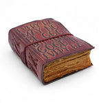 Fat Deckled Edge Leather Notebook – Every Day May Not Be Good (12.7 × 8.9 cm)