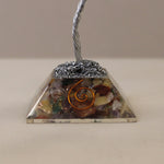 Gemstone Tree with Organite Base - 80 Stone - Multi