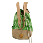 All Natural Backpack - Green Stonewash - Tree of Life
