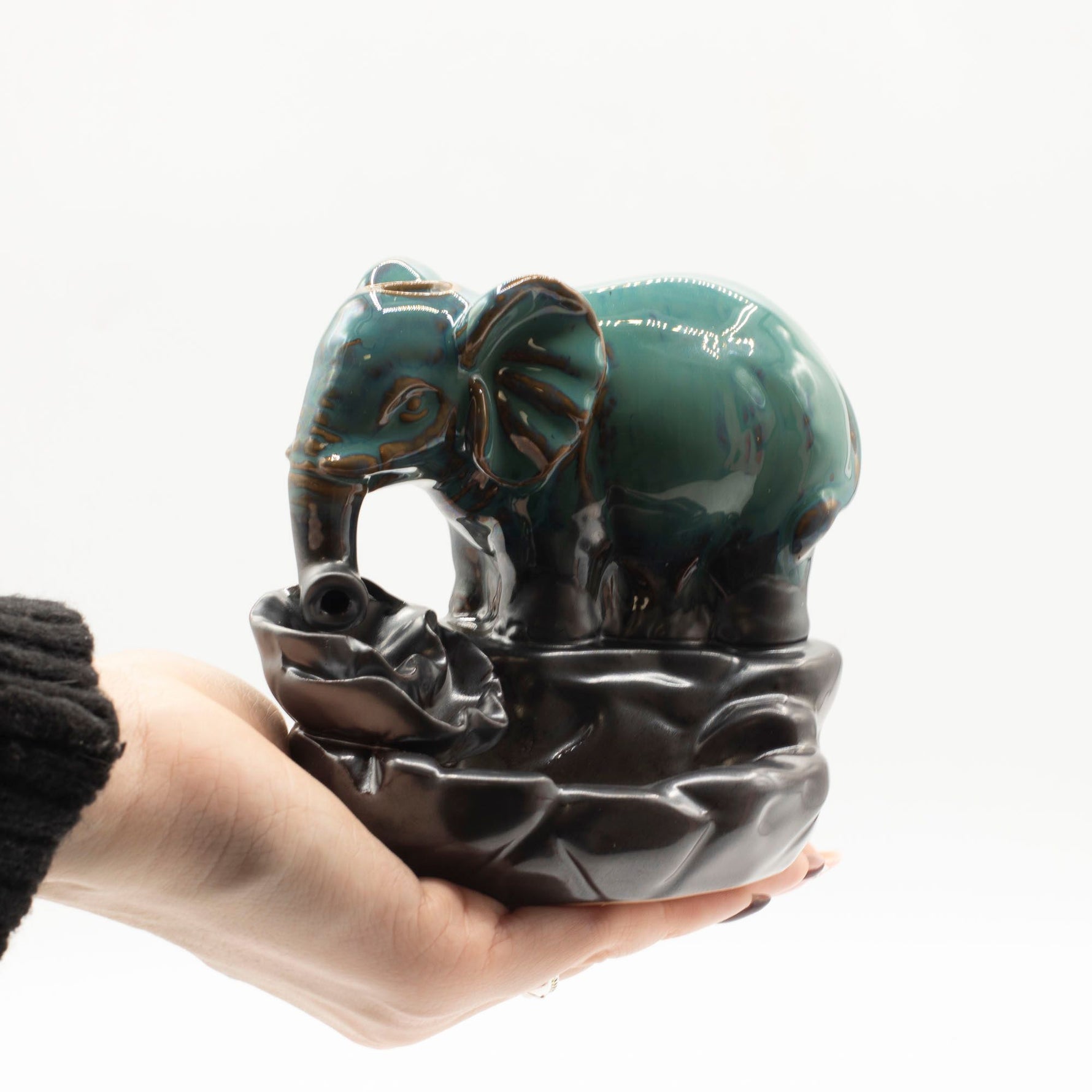 Backflow Incense Burner - Elephant at Pool