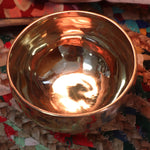 Large Shining Bell-Metal Handmade Singing Bowl (approx 850g) - 17cm