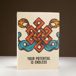 Lokta Inspiration Notebook – Your Potential – Large (21x15cm) – 45 Leaves – Includes Bookmark