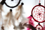 Bali Dreamcatchers - Large Round - Black/White/Red