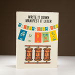 Lokta Inspiration Notebook – Write It Down – Large (21x15cm) – 45 Leaves – Includes Bookmark