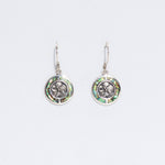 Shell & Silver Earrings - Frangipani - Abalone
