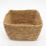 Seagrass Square Baskets - Natural - Set of 3