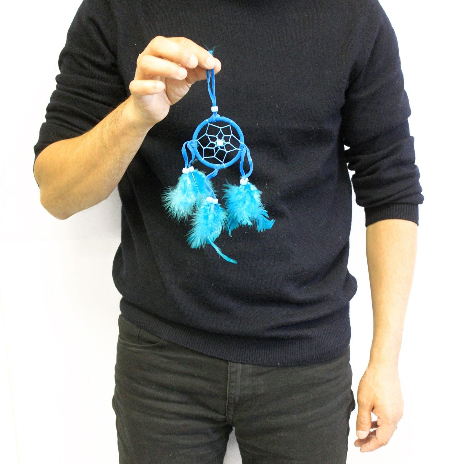 Bali Dreamcatchers - Small Round - Cream/Coffee/Choc