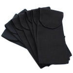Cotton Pouch for Gemstone Face Rollers – Black (9 × 19 cm)