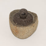 Natural Riverstone Grounding Pot -Medium (aprox 12x8cm)
