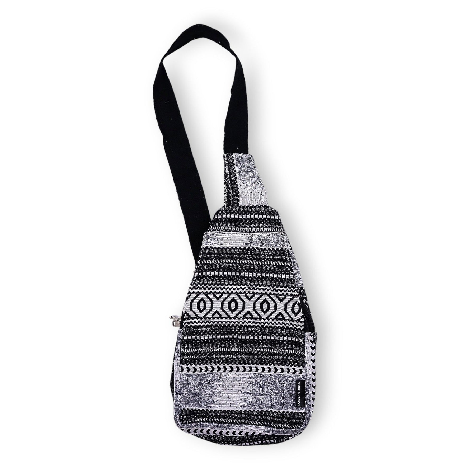 Nomad Sari Jacquard Natural Cross Bag - Urban Caravan