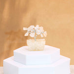 Mini Gemstone Tree On Orgonite Base - Rock Quartz (15 stones)