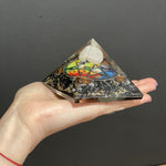 Orgonite Pyramid - Midnight Pentagon - 70mm