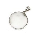 Tree of Life Silver Pendant 30mm - Coral Effect
